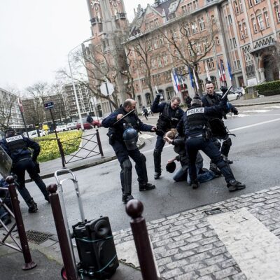 Arrestation à Lille lors de la manifestation du 31 mars