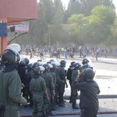 Les affrontements de Marrakech