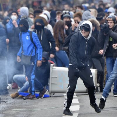 Les affrontements à Nantes