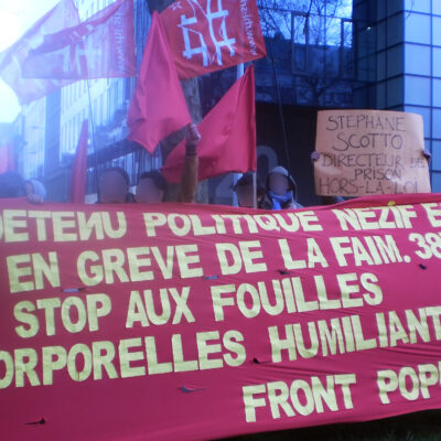 Rassemblement à Bruxelles en 2013 en soutien à Nezif Eski