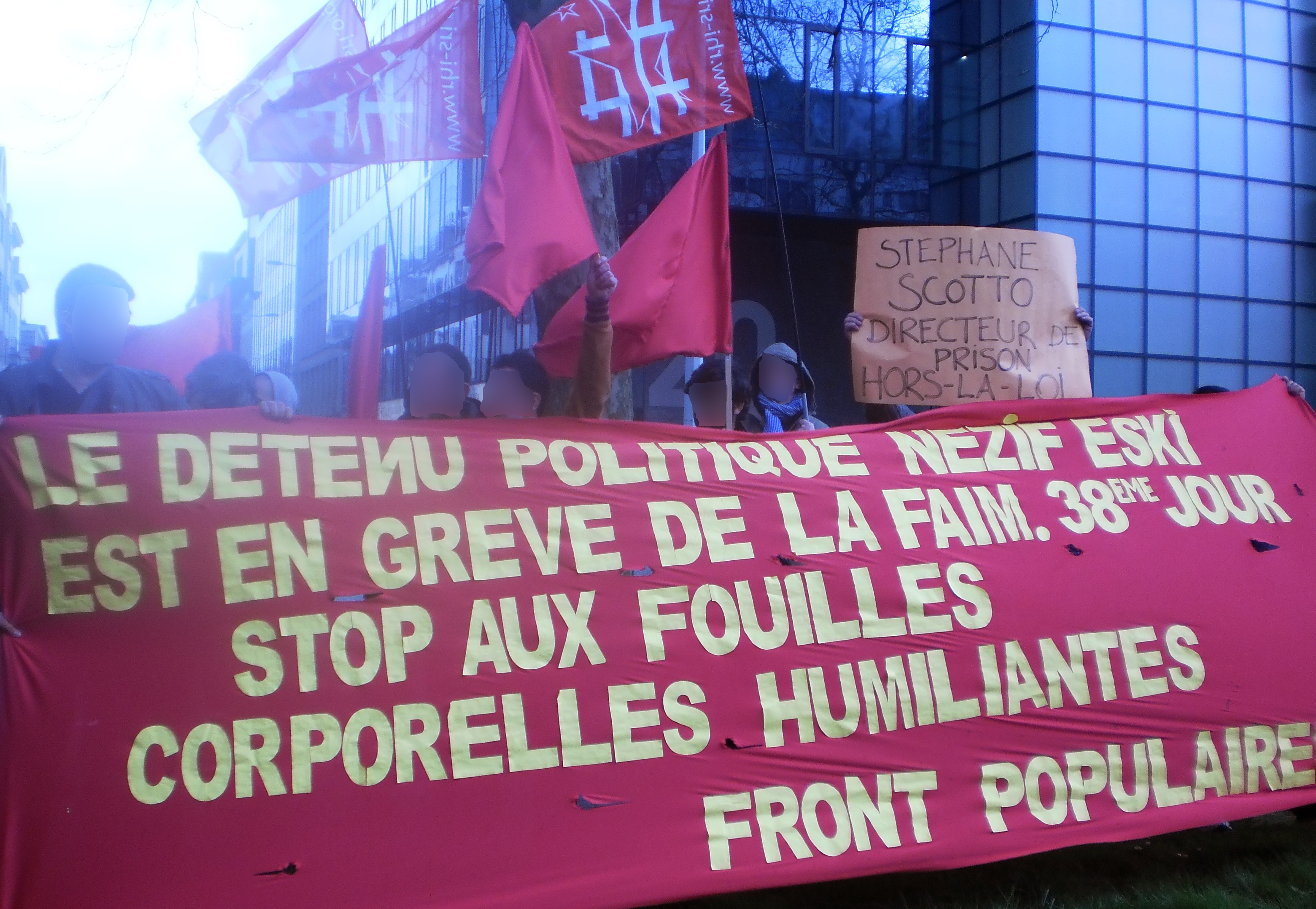 Rassemblement à Bruxelles en 2013 en soutien à Nezif Eski