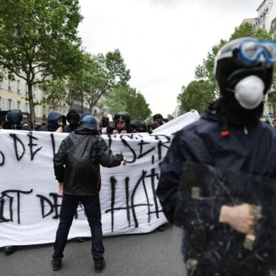 Le black bloc de cet après-midi à Paris