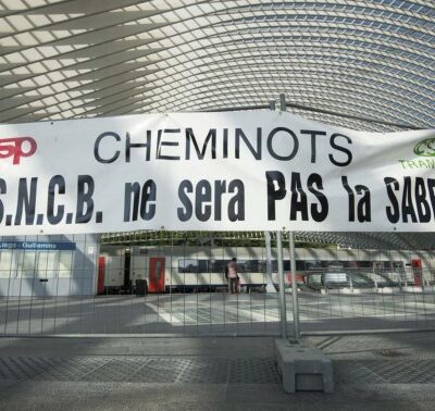 Le front commun syndical aux chemins de fer