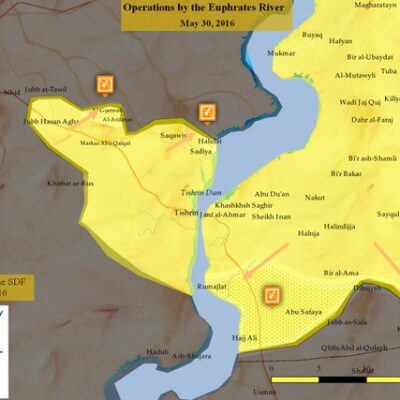 Le front de Manbij réouvert.