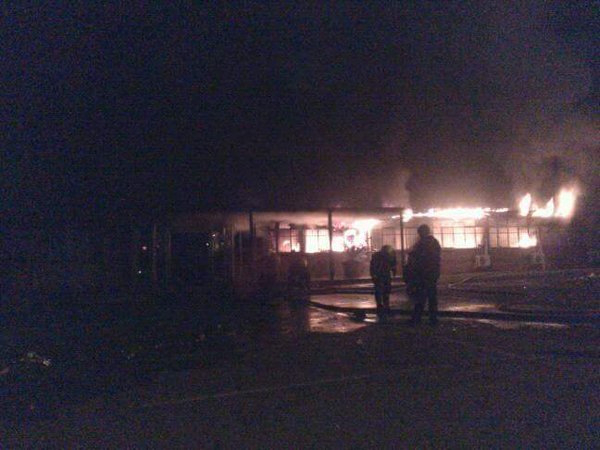 Bâtiment incendié à la VUT mercredi