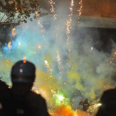 Les affrontements à Chiomonte