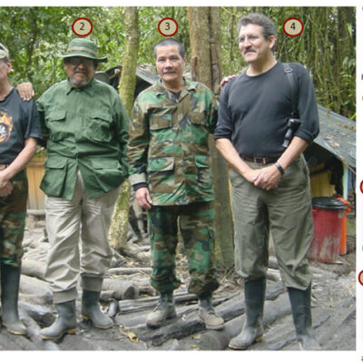 Quelques membres du Commandement central de l'ELN