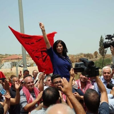 Khalida Jarrar à sa libération