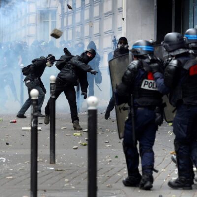 Les affrontements de Paris du 14 juin