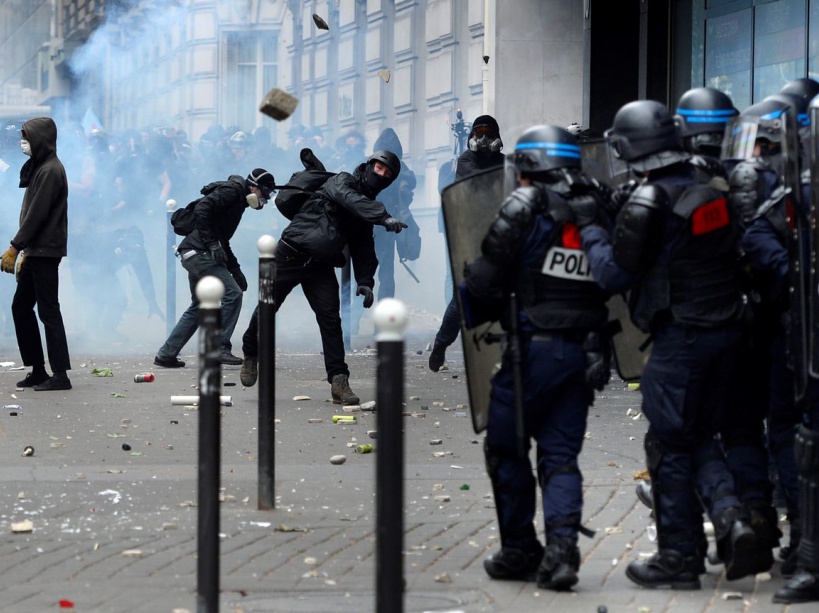 Les affrontements de Paris du 14 juin