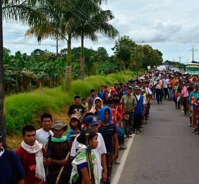 Manifestation indigène ce lundi en Colombie