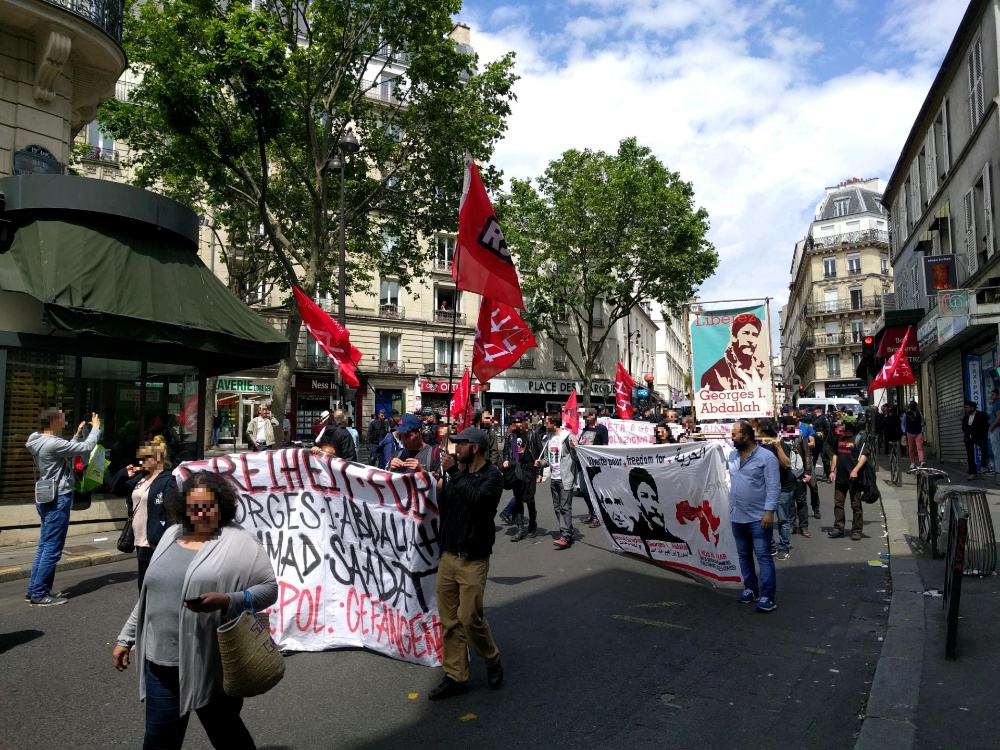 Manifestation pour Georges Abdallah