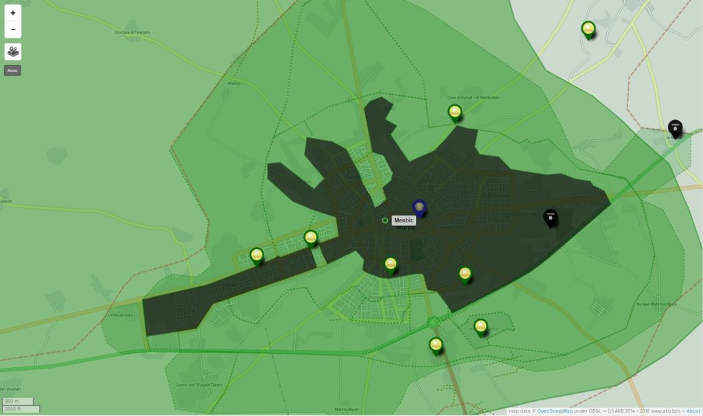Les QSD arrachent le centre-ville de Manbij à Daesh.