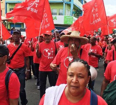 Manifestants de la CGTM