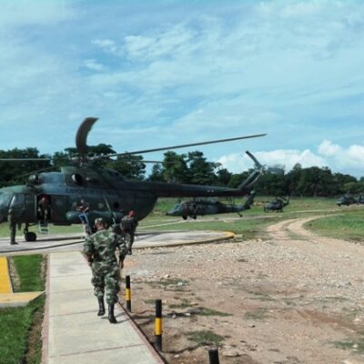 L'héliport militaire de Tibu