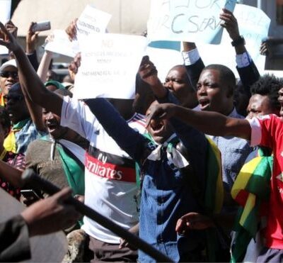 Manifestation à Harare