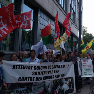 Manifestation pour Bilen à Bruxelles