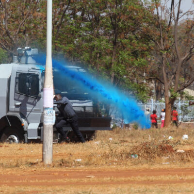 Les affrontements d'hier à Harare