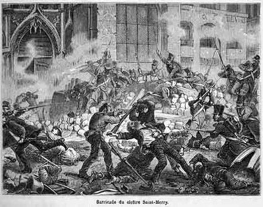 L'assaut de la barricade