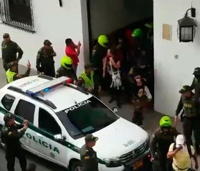 Les enseignants arrêtés à Popayan