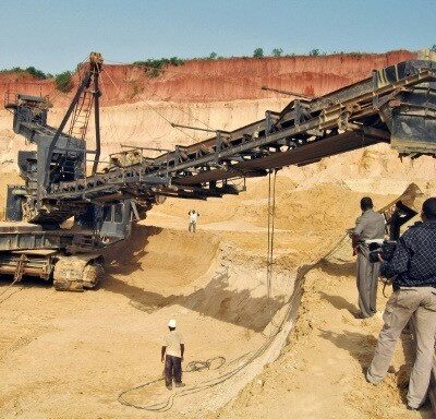 Une mine de phosphate au Togo
