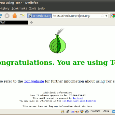 L'onion rassurant du projet TOR