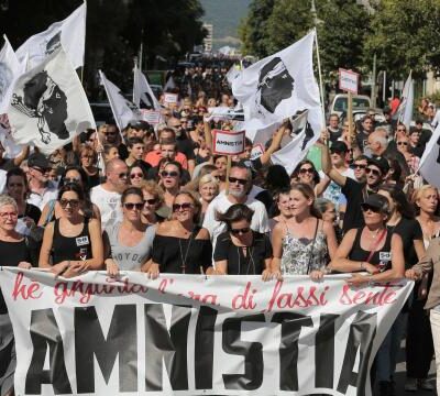 La manifestation d'Ajaccio