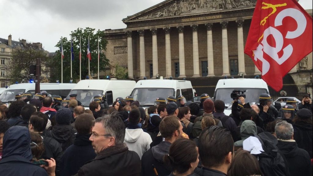5 des 6 manifestants jugés ce matin à Paris avaient été arrêtés dans le kessel devant l'Assemblée nationale