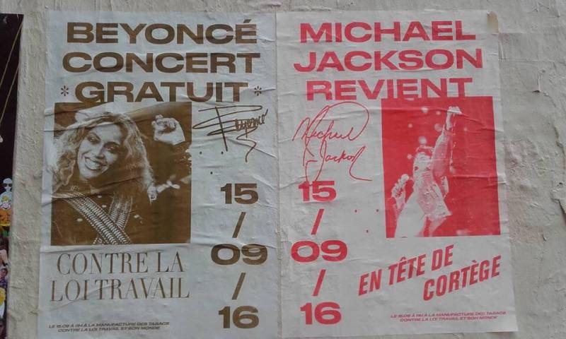 Michael Jackson revient en tête de cortège