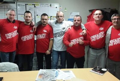 Les cégétistes ont participé au comité d’entreprise exceptionnel de PSA