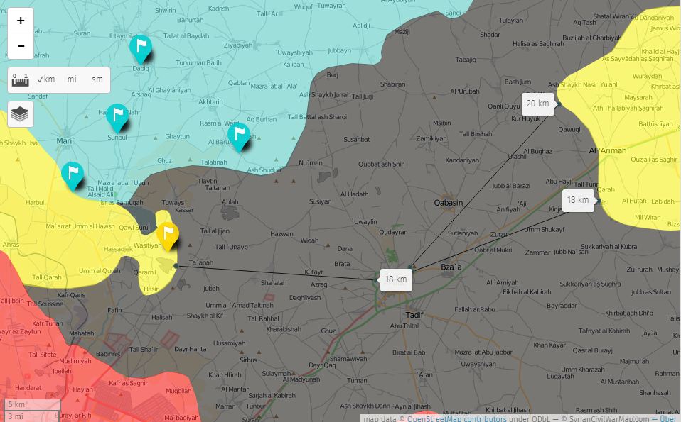 Les QSD repartent vers Al-Bab depuis le front d'Afrin