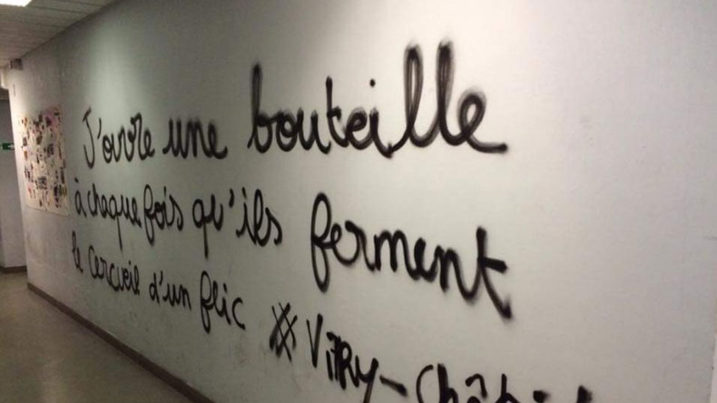 Un des tags de la Sorbonne