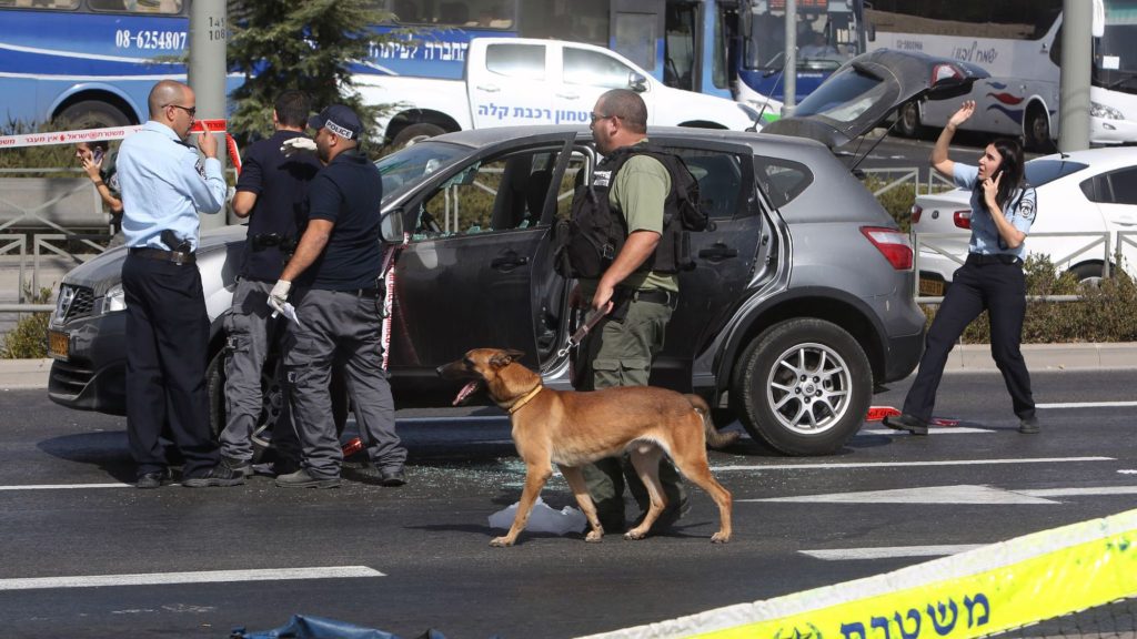 La scène de la fusillade de dimanche