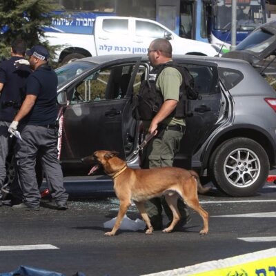 La scène de la fusillade de dimanche
