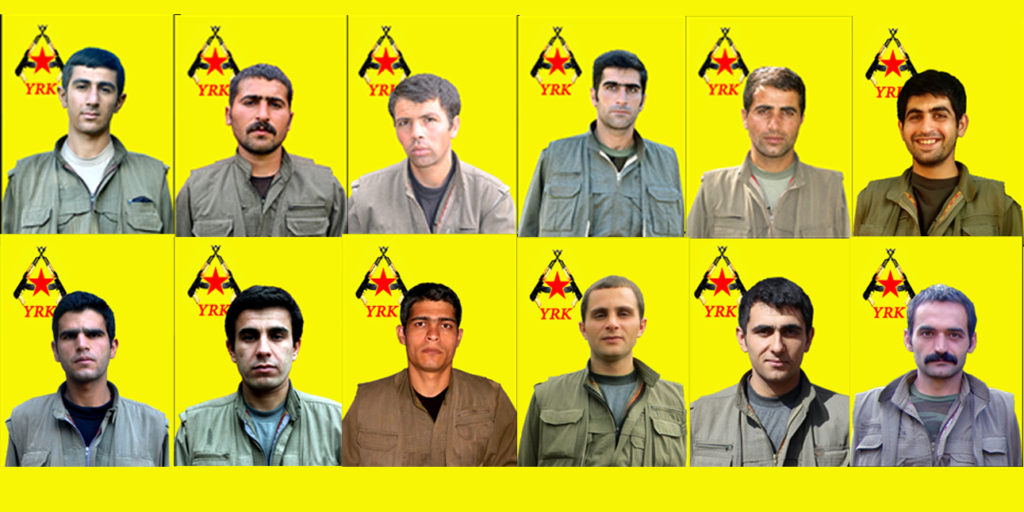 Les 12 combattants tués le 4 octobre