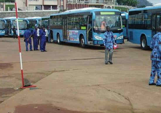 Au dépôt de la société TIC Le Bus