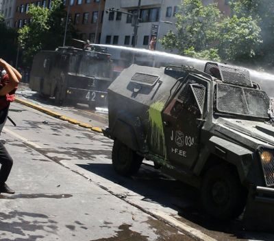 Affrontements vendredi à Santiago