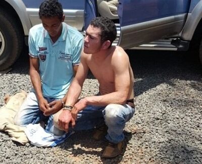 Deux des personnes capturées