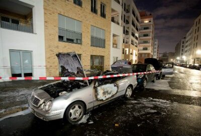 Une limousine incendiée début février à Kreuzberg