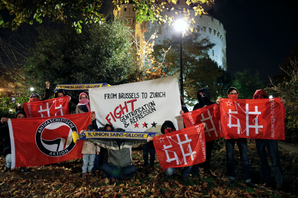 Photo solidaire prise à Bruxelles