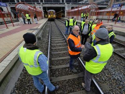 Grévistes de la SACT (archive)