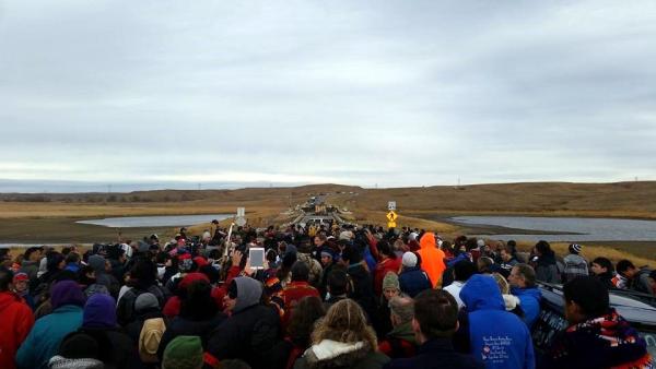Manifestation contre le Dakota Access