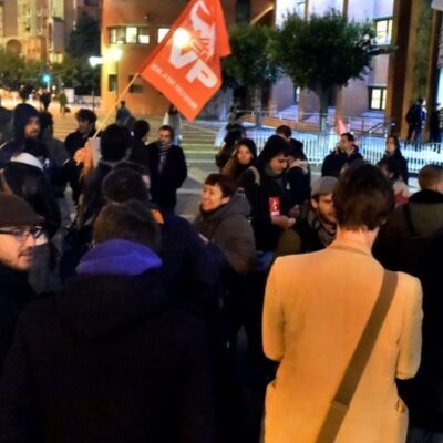 Manifestation en soutien aux militants contre la Loi Travail