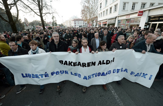 La manifestation de Bayonne