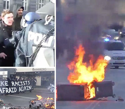 Les incidents hier à Copenhague