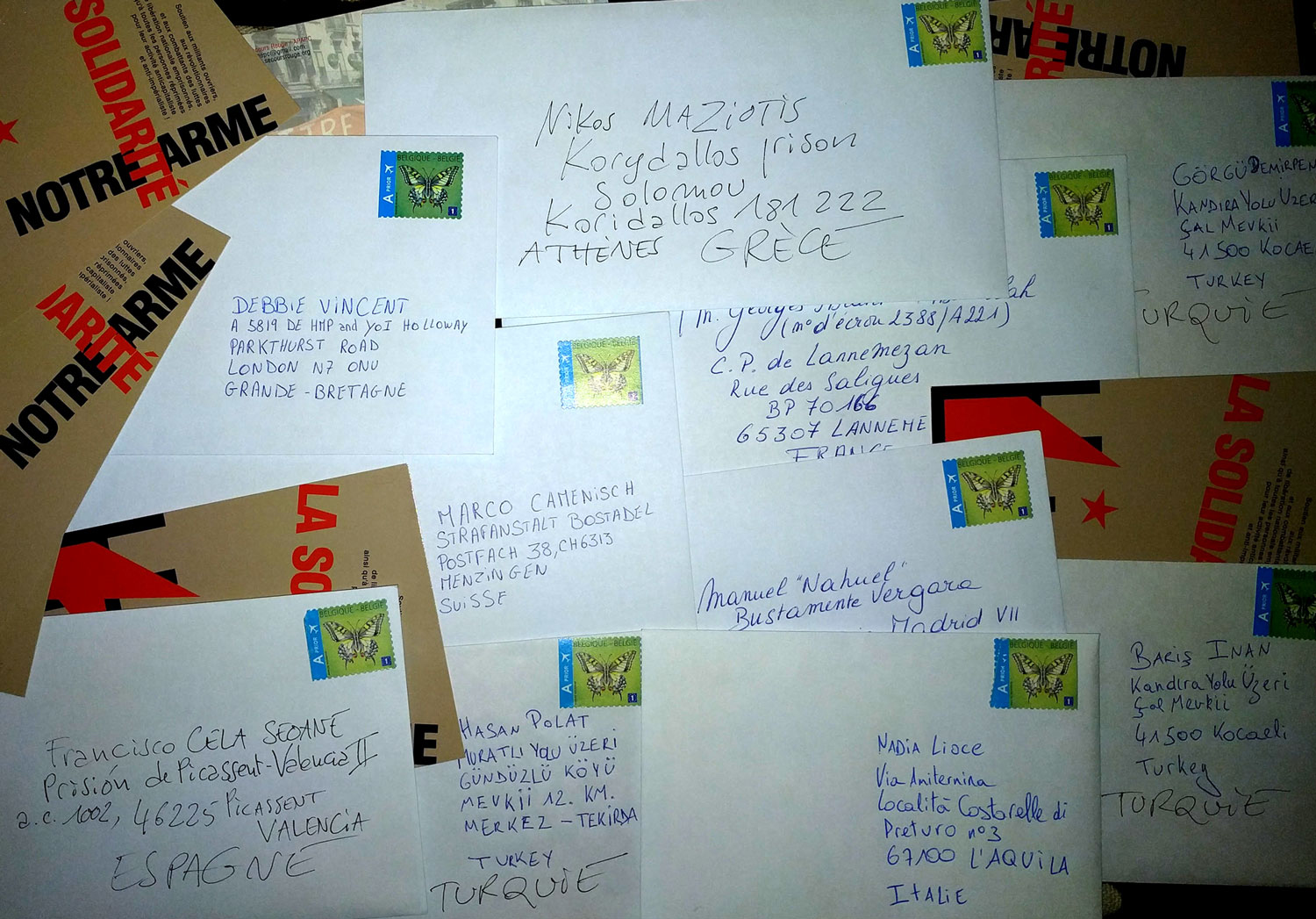 Ecrivons aux prisonniers