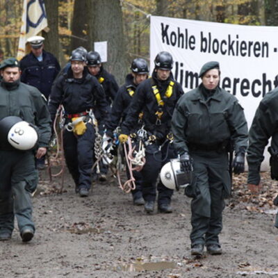 Opération policière dans la forêt d'Hambach (archive)
