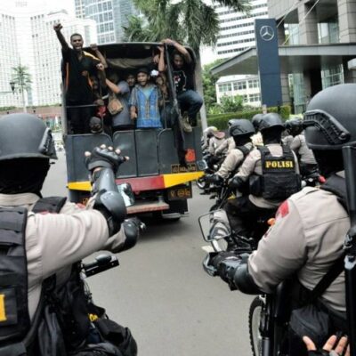 Les arrestations à Jakarta