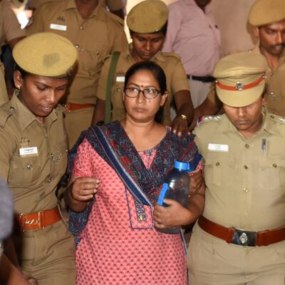 Shyna, dirigeant maoïste détenue à la prison centrale de Coimbatore
