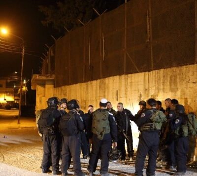 Forces d'occupation autour du Tombeau de Joseph